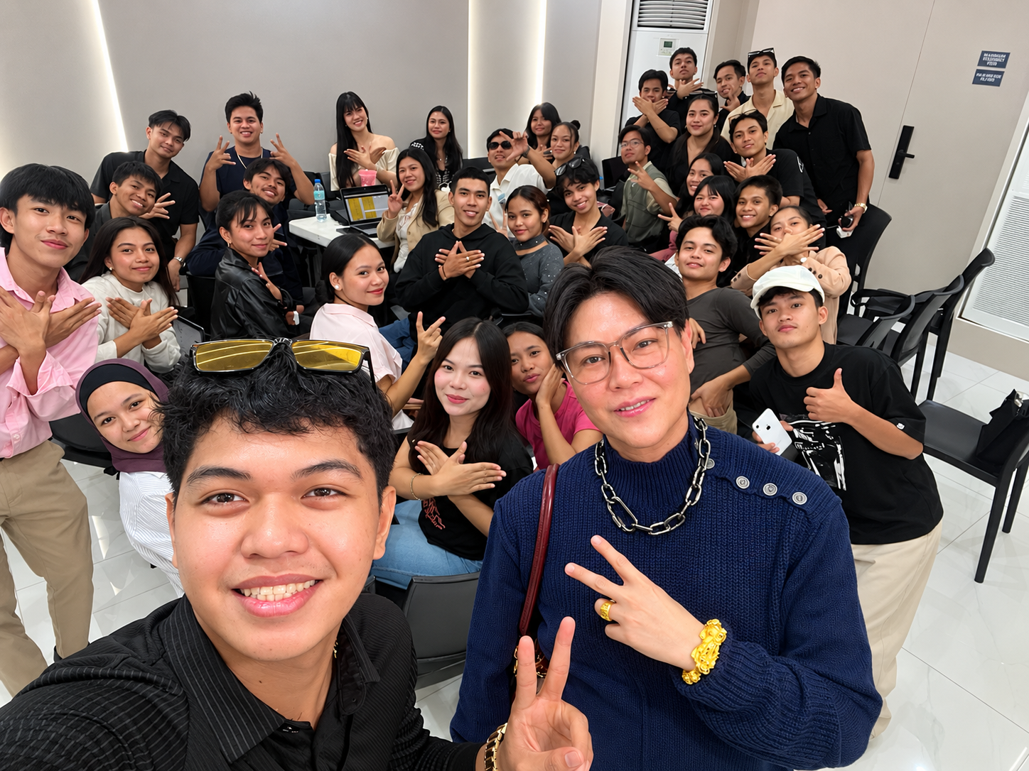 PCP members with RS Francisco at a community session
